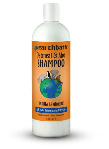 EARTHBATH - Oatmeal and Aloe Shampoo, Vanilla & Almond - 16 fl. oz. (472 ml)