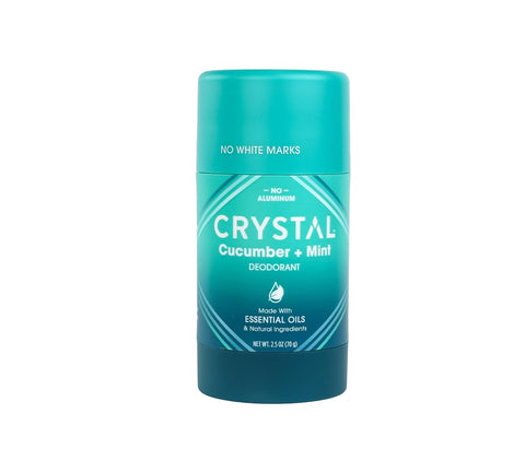 CRYSTAL - Magnesium Enriched Deodorant Cucumber + Mint - 2.5 oz (70 g)