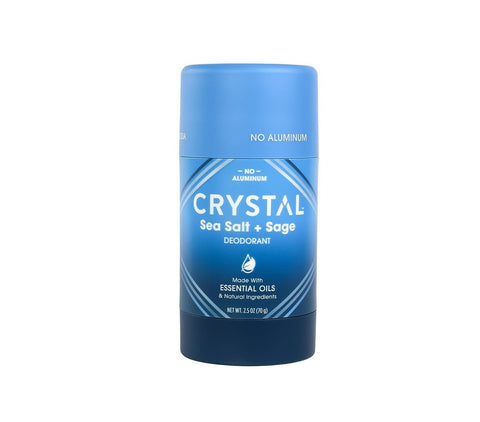 CRYSTAL - Magnesium Enriched Deodorant Sea Salt + Sage - 2.5 oz (70 g)