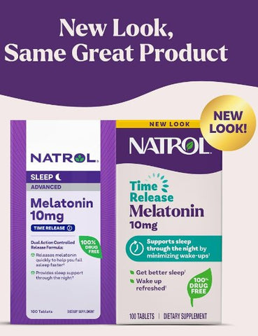 NATROL - Advanced Sleep Time Release Melatonin 10mg - 60 Tablets