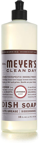 Mrs. Meyer's - Clean Day Liquid Dish Soap Lavender - 16 fl oz (473 ml)