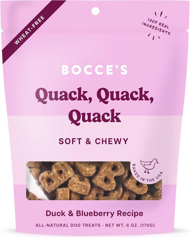 BOCCE'S BAKERY - Quack, Quack, Quack Soft & Chewy Treats - 6 oz (170 g)