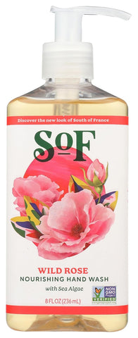 SOUTH OF FRANCE - Wild Rose Liquid Hand Soap - 8 fl. oz. (236 ml)