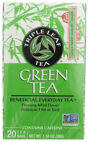 TRIPLE LEAF TEA - Green Premium Tea - 20 Tea Bags