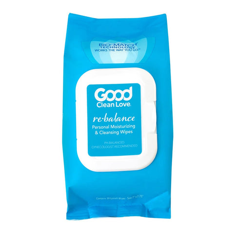 GOOD CLEAN LOVE - Rebalance pH-Balanced Wipes - 30 Wipes