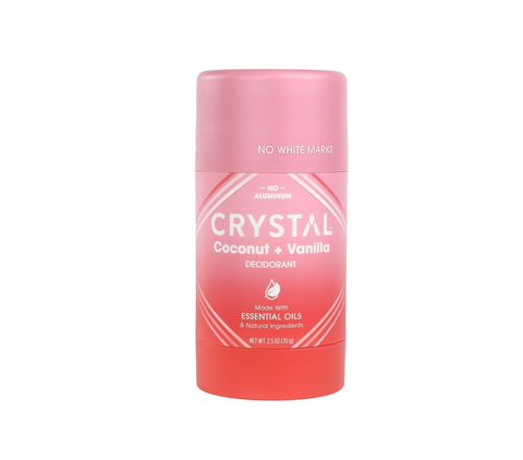 CRYSTAL - Magnesium Enriched Deodorant Stick Coconut & Vanilla - 2.5 oz (70 g)