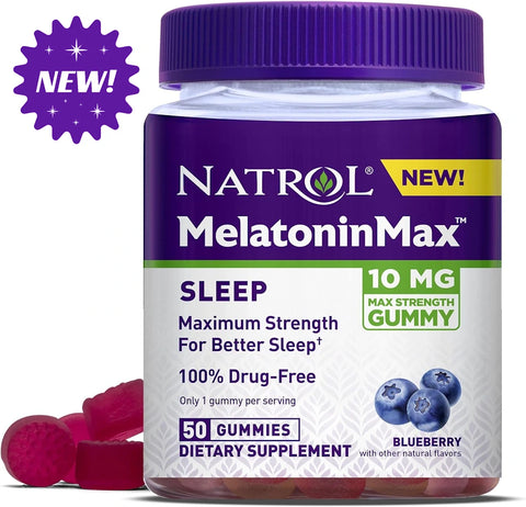 NATROL - Melatonin Max Blueberry 10mg