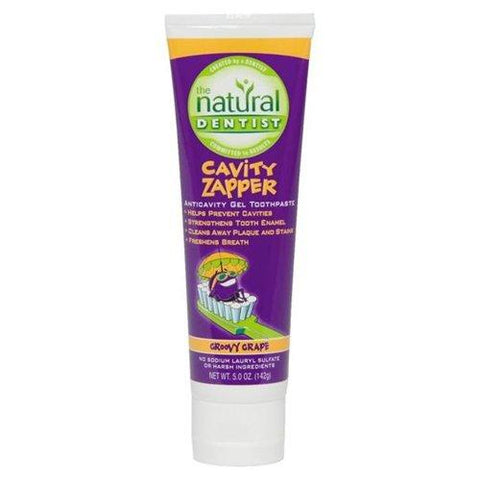 Natural Dentist Cavity Zapper Gel Toothpaste Groovy Grape