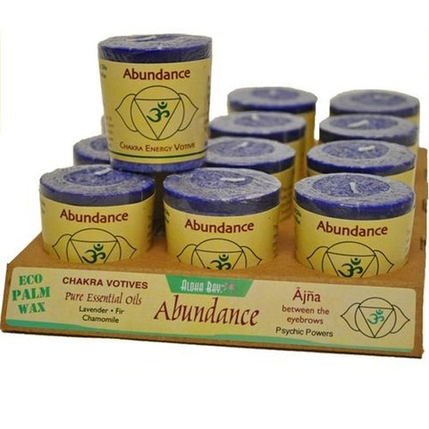ALOHA BAY - Chakra Votive Candles Abundance
