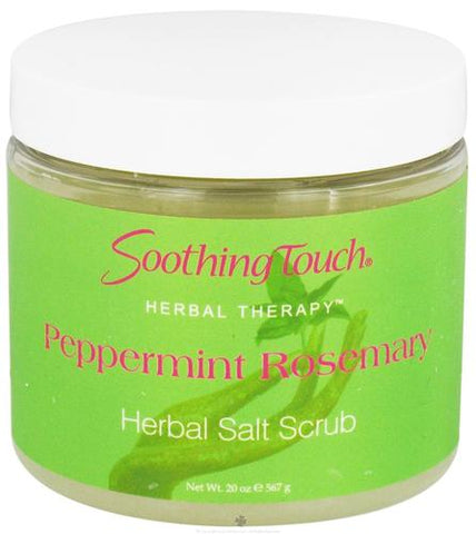Soothing Touch - Peppermint Rosemary Salt Scrub 20 Oz.