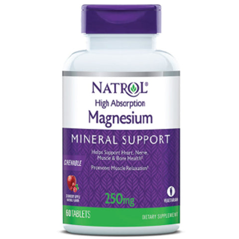 NATROL -Â High Absorption Magnesium Natural Cranberry Apple Flavor