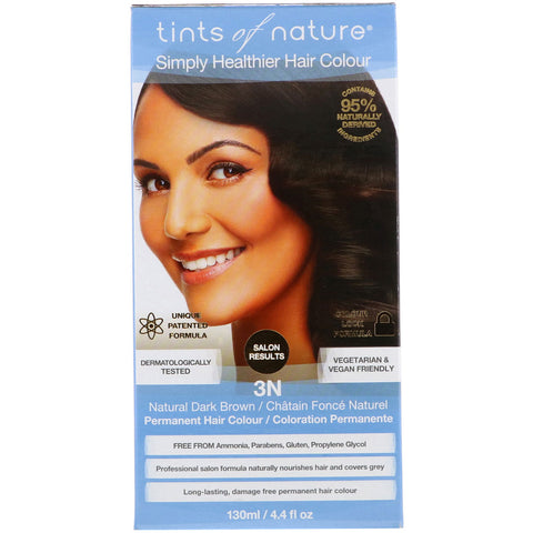 TINTS OF NATURE - 3N Natural Dark Brown PPermanent Hair Dye