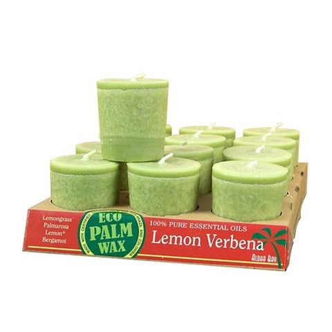ALOHA BAY - Candle Votives with 100% Essential Oils Lemon Verbena