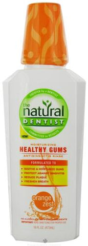 Natural Dentist Healthy Gums Mouth Rinse Orange Zest