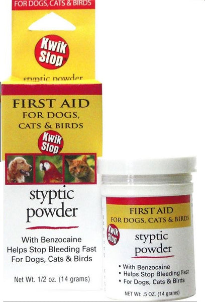 Miracle Care Kwik Stop Styptic Powder for Birds, .5 oz.