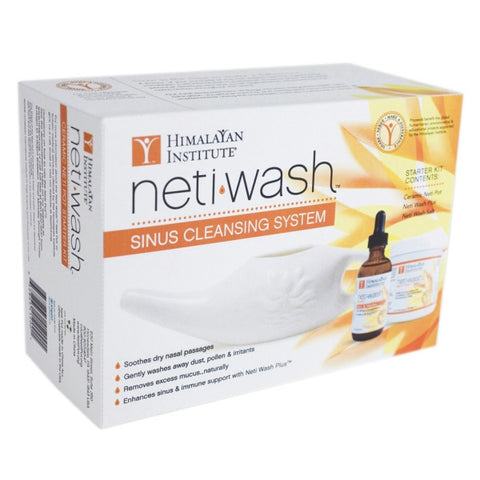 Himalayan Institute Neti Pot Complete Sinus Cleansing System Kit