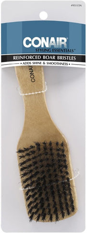 CONAIR - Wood Club Brush with Mixed Boar Bristles