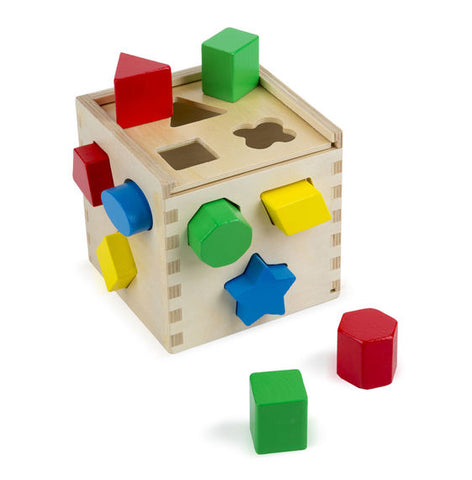 Melissa & Doug - Shape Sorting Cube Classic Toy