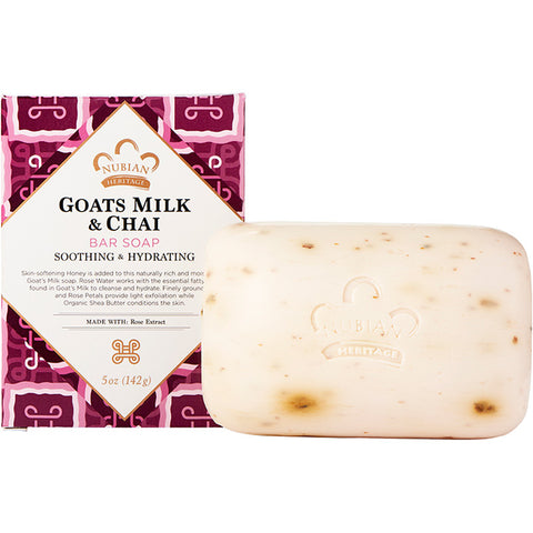 NUBIAN HERITAGE - Goats Milk & Chai Bar Soap