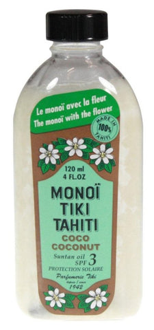 Monoi Tiare Tahiti Coconut Oil Naturel with SPF3