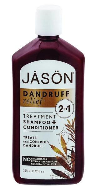 JASON - Dandruff Relief 2 in 1 Treatment Shampoo + Conditioner - 12 fl. oz. (355 ml)