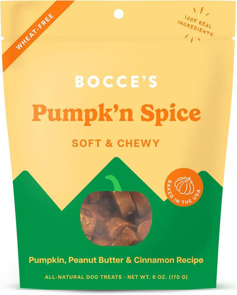 BOCCE'S BAKERY - Pumpkn Spice Soft & Chewy Treats - 6 oz (170 g)