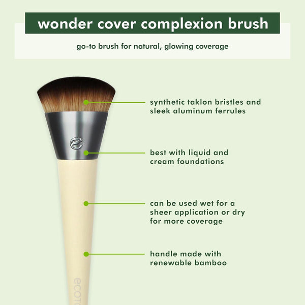 ECO TOOLS - Wonder Cover Complexion Brush - 1 Brush