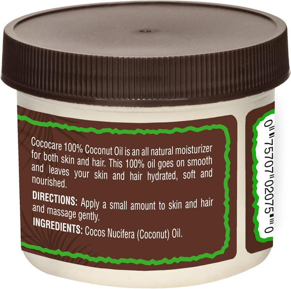 COCOCARE - 100% Coconut Oil - 4 oz. (110 g)