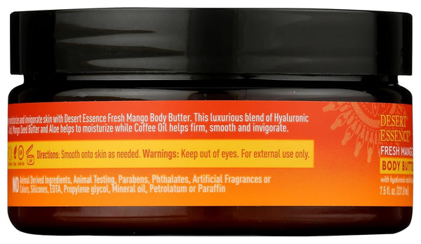 DESERT ESSENCE - Fresh Mango Body Butter - 7.5 oz (222 ml)