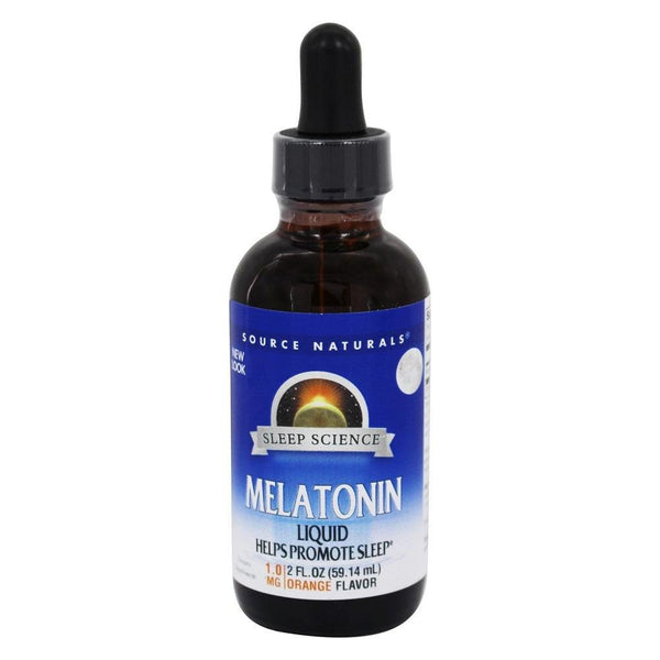 SOURCE NATURALS - Sleep Science Melatonin Orange Liquid - 2 fl. oz. (59.14 ml)