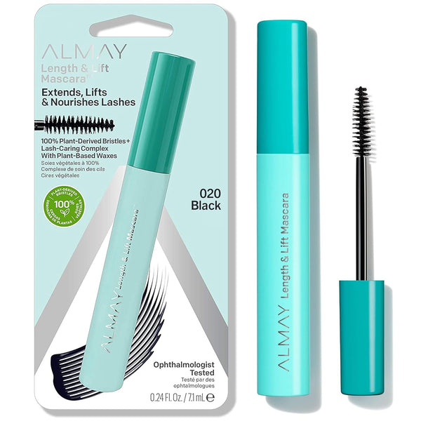 ALMAY - Length & Lift Mascara, Black - 0.24 fl oz (7.1 ml)