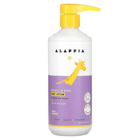 ALAFFIA - Babies & Kids Body Lotion Lemon Lavender - 16 fl oz