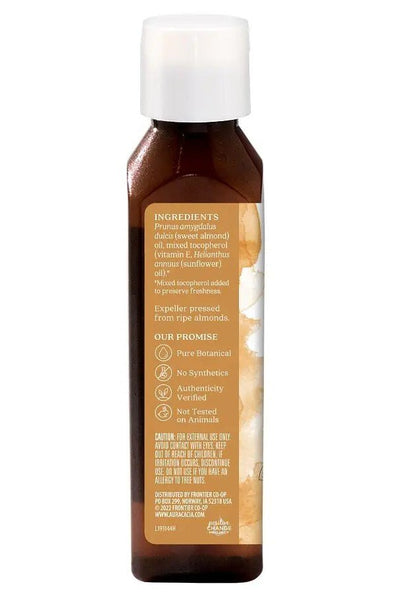 AURA CACIA - Sweet Almond Skin Care Oil - 4 fl. oz. (118 ml)