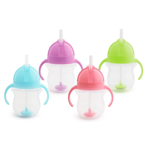 MUNCHKIN - Click Lock Weighted Flexi-Straw Cup Assorted Color - 7 oz.