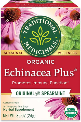 TRADITIONAL MEDICINALS - Organic Echinacea Plus - 16 Tea Bags