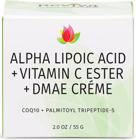 REVIVA - Alpha Lipoic Acid Vitamin C Ester Dmae Cream - 2 oz. (55 g)