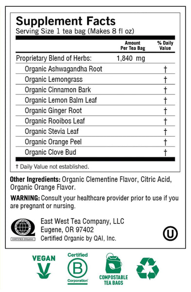 YOGI TEA - Sweet Clementine Stress Support - 16 Tea Bags