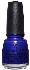 China Glaze - Nail Lacquer Combat Bluets (Matte Blue Creme) - 0.5 fl oz (14 ml)
