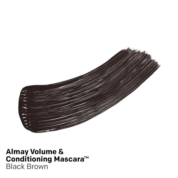 ALMAY - Volume & Conditioning Mascara Black Brown - 0.24 fl. oz. (7 ml)