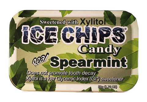 ICE CHIPS CANDY - Spearmint - 1.76 oz. (50 g)