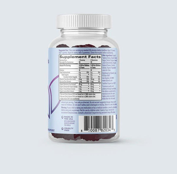 HYLANDS - Kids Organic Sleep Calm + Immunity Melatonin-Free Gummy Mixed Berry - 60 Gummies