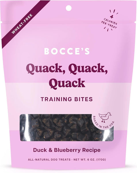 BOCCE'S BAKERY - Quack, Quack, Quack Training Bites - 6 oz (170 g)