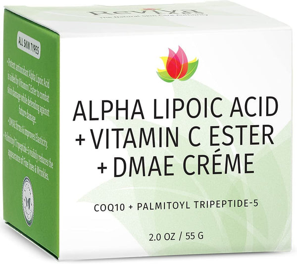 REVIVA - Alpha Lipoic Acid Vitamin C Ester Dmae Cream - 2 oz. (55 g)