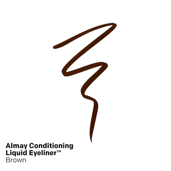 ALMAY - Conditioning Liquid Eyeliner, Brown - 0.03 fl oz (0.88 ml)