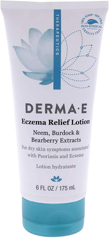 DERMA E - Eczema Relief Lotion - 6 fl oz (175 ml)