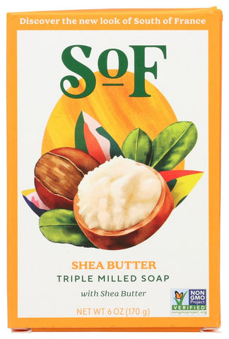 SOUTH OF FRANCE - French Milled Bar Soap Shea Butter - 6 oz. (170 g)
