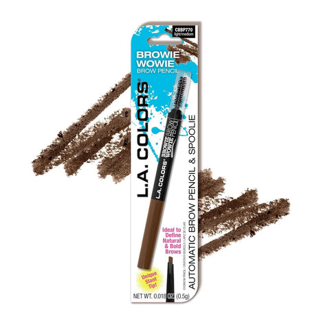 L.A. COLORS - Browie Wowie Brow Pencil Light Medium - 0.018 oz (0.5 g)