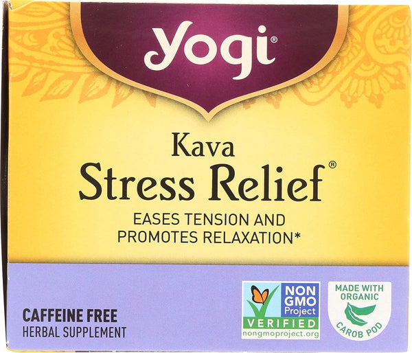 YOGI TEA - Kava Stress Relief Tea - 16 Tea Bags