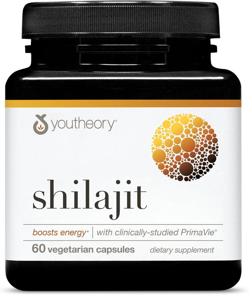 Youtheory - Shilajit - 60 Vegetarian Capsules