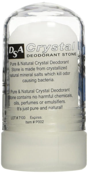 PURE & NATURAL - Mini Travel Size Crystal Deodorant Stick - 2.125 oz (60 g)